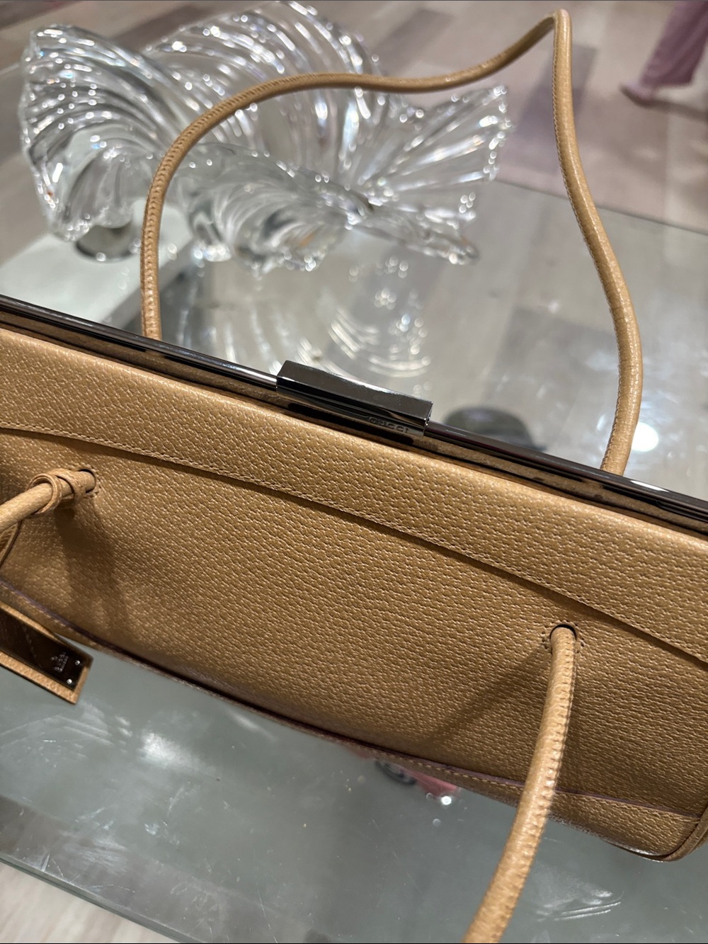 Gucci Vintage Beige Purse new - Picture 10 of 11